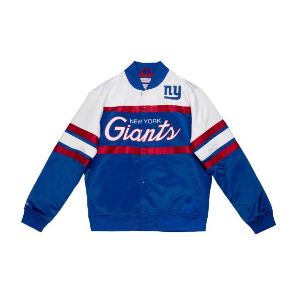 M&N Heavyweight Satin Veste - SCRIPT New York Giants