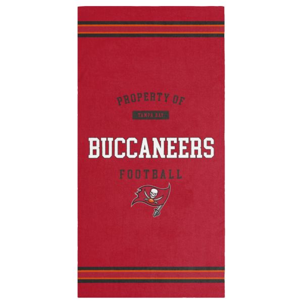 NFL Strandtuch PROPERTY OF Tampa Bay Buccaneers Football