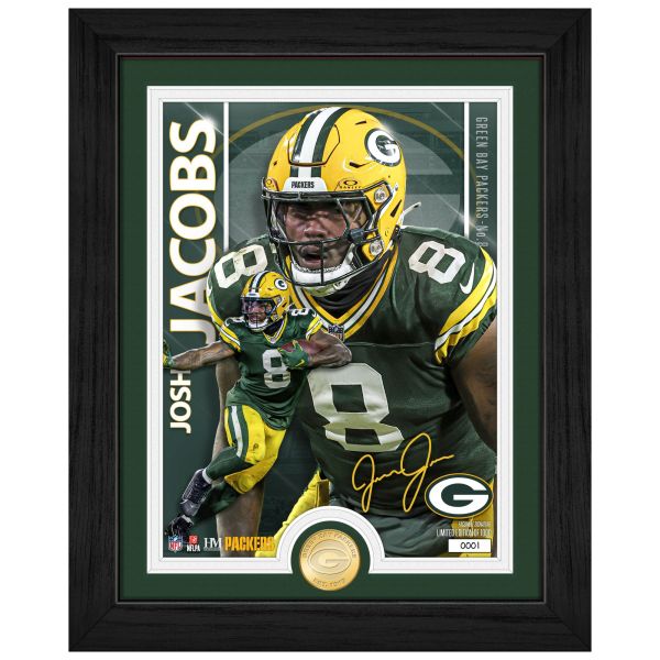 Josh Jacobs Green Bay Packers Artist Coin Mint