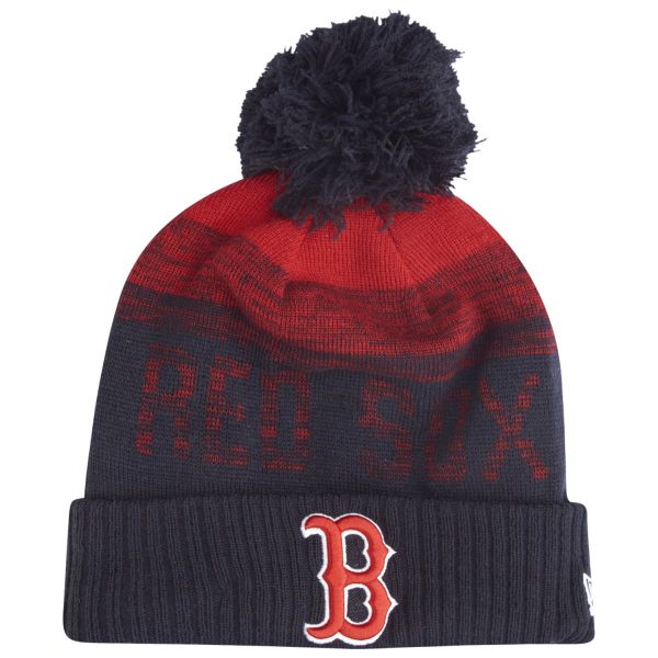 New Era MLB ON-FIELD Fleece Winter Beanie - Boston Red Sox