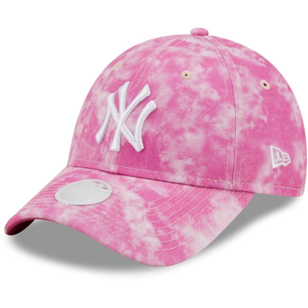 New Era 9Forty Damen Cap - TIE DYE New York Yankees pink