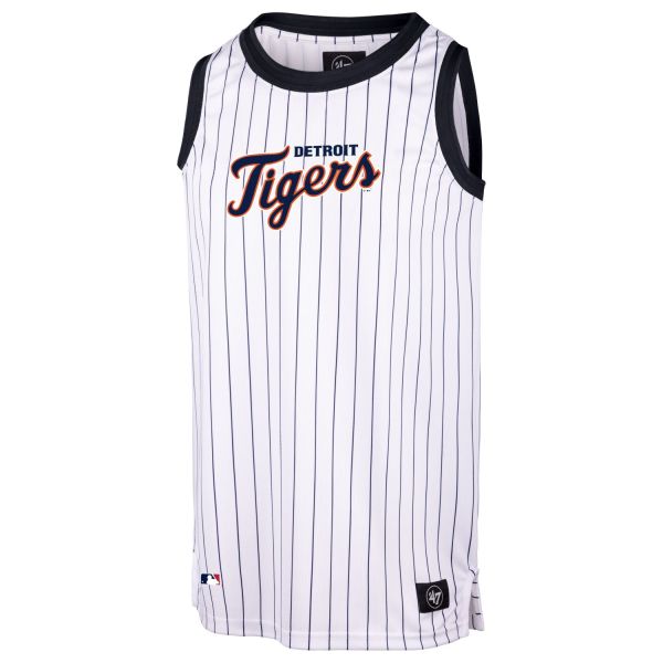 47 Brand Mesh Tank Top - GRAFTON Detroit Tigers pinstriped