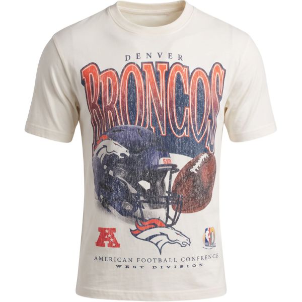 New Era NFL Shirt - VINTAGE Denver Broncos creme