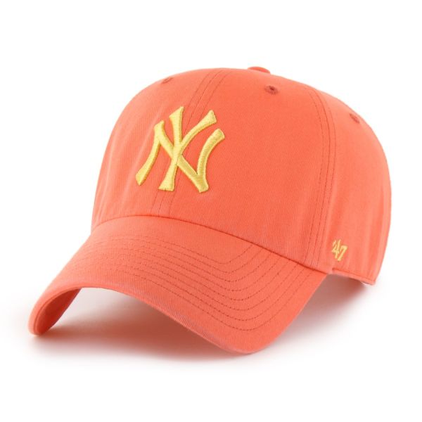 47 Brand Adjustable Cap - CLEAN UP NY Yankees grapefruit