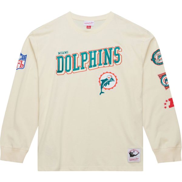 Mitchell & Ness NFL Longsleeve Shirt - Miami Dolphins