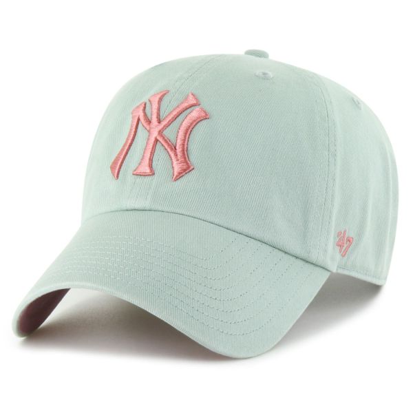 47 Brand Ballpark Cap - CLEAN UP New York Yankees jade