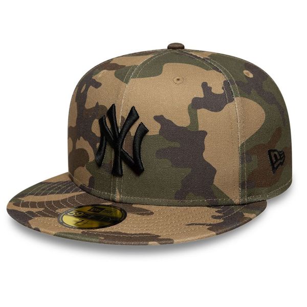 New Era 59Fifty Fitted Cap - MLB New York Yankees wood camo