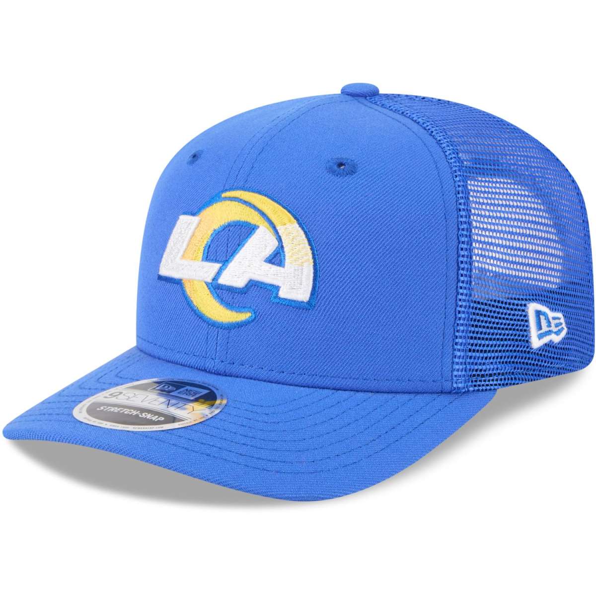 LA Rams キャップ 青色 スナップバック 9FORTY ニューエラ キャップ メッシュキャップ ロサンゼルス