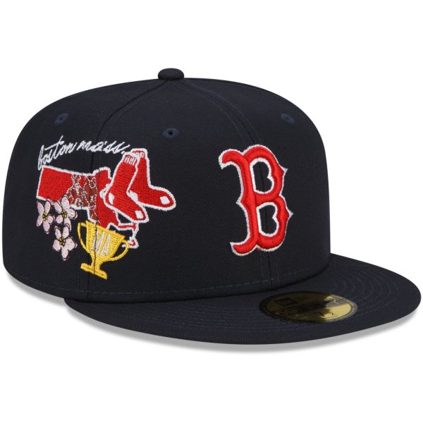 New Era 59Fifty Fitted Cap - CITY CLUSTER Boston Red Sox