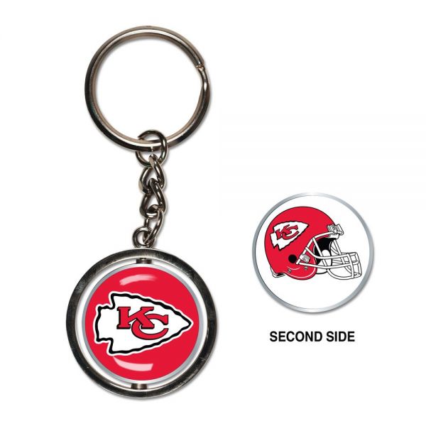 Wincraft SPINNER Key Ring Chain - NFL Kansas City Chiefs