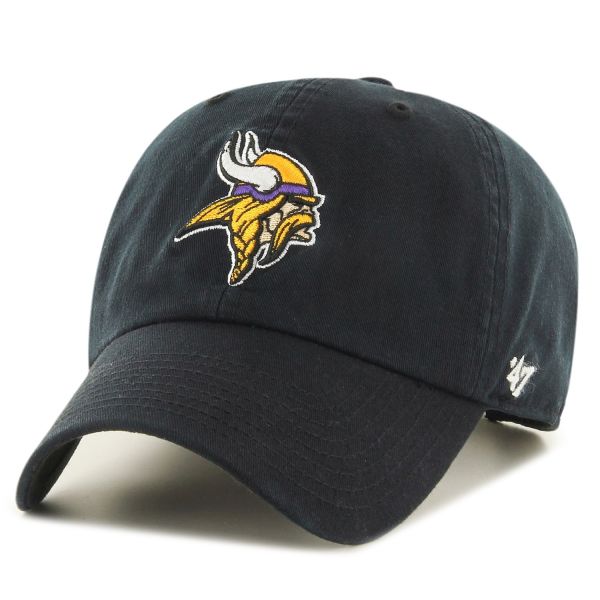 47 Brand Relaxed Cap CLEAN UP Minnesota Vikings schwarz