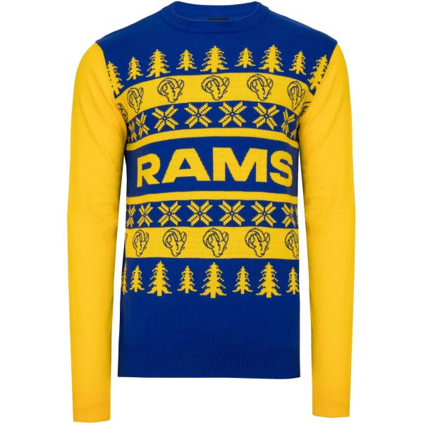 NFL Ugly Sweater XMAS Knit Pullover - Los Angeles Rams