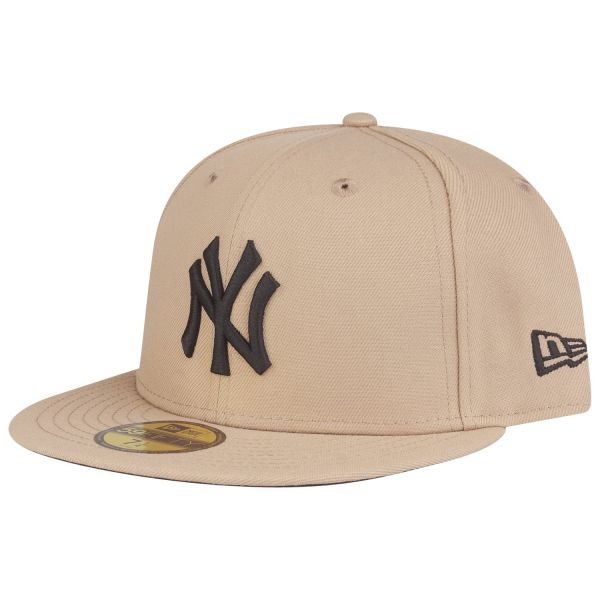 New Era 59Fifty Fitted Cap MLB New York Yankees camel noir