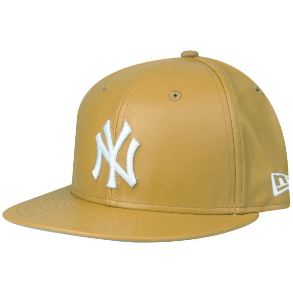 New Era 59Fifty Cap - KUNSTLEDER New York Yankees panama tan