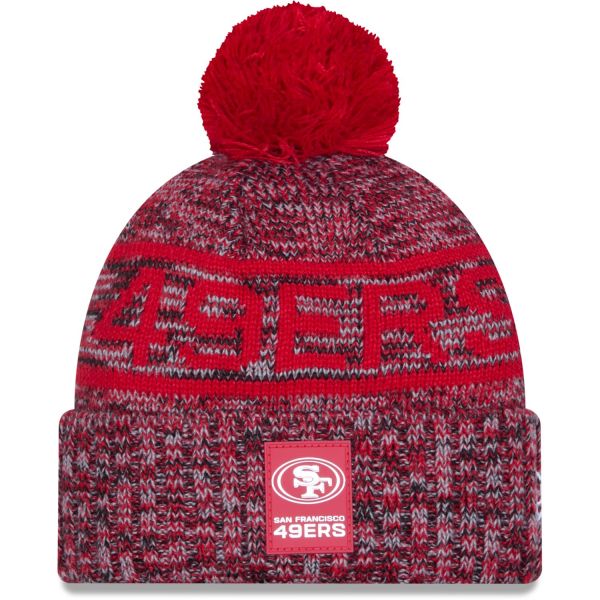 New Era Pompon Bonnet D'Hiver SIDELINE San Francisco 49ers