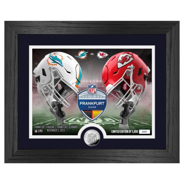 NFL Frankfurt Game Chiefs vs. Dolphins Silber Coin Bild