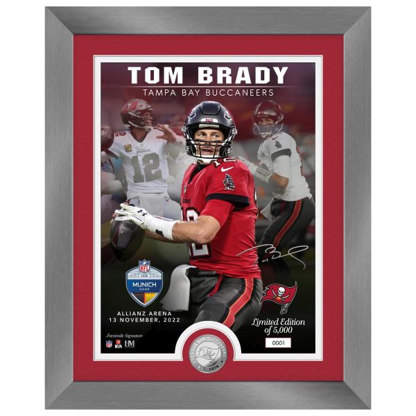 NFL Game Munich Tampa Bay Buccaneers Tom Brady Photo Mint
