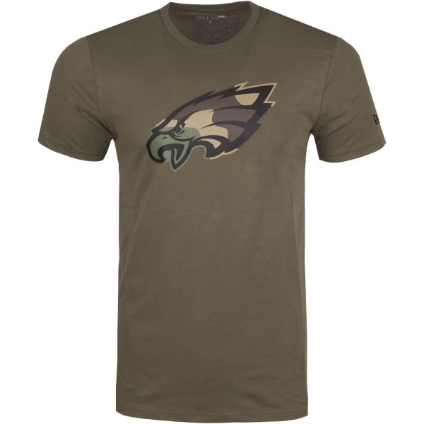 New Era Camo Logo Shirt - NFL Philadelphia Eagles olive