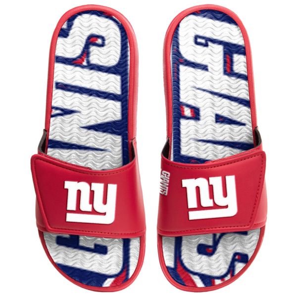 New York Giants NFL GEL Sport Shower Sandal Slides