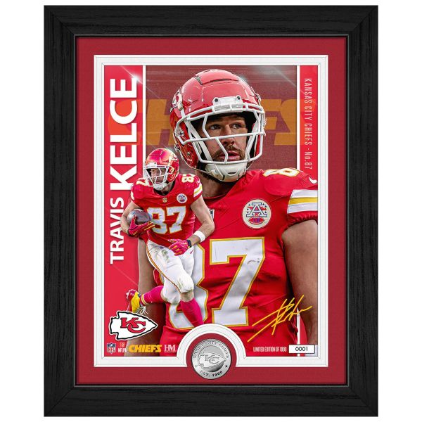 Travis Kelce Kansas City Chiefs Artist Coin Bild
