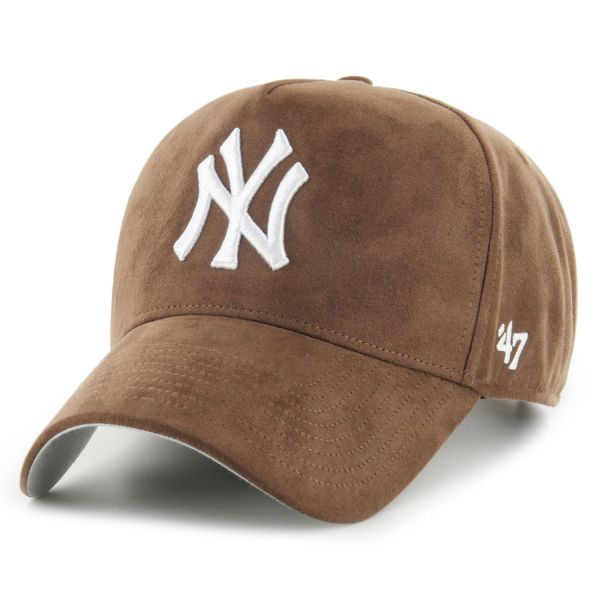 47 Brand Strapback Cap ULTRA SUEDE New York Yankees brown
