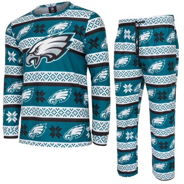 NFL Winter XMAS Pyjama Set - Philadelphia Eagles