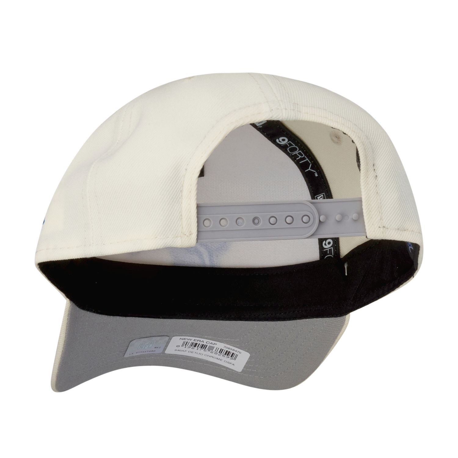 New Era 9Forty A-Frame Cap - Detroit Lions chrome white