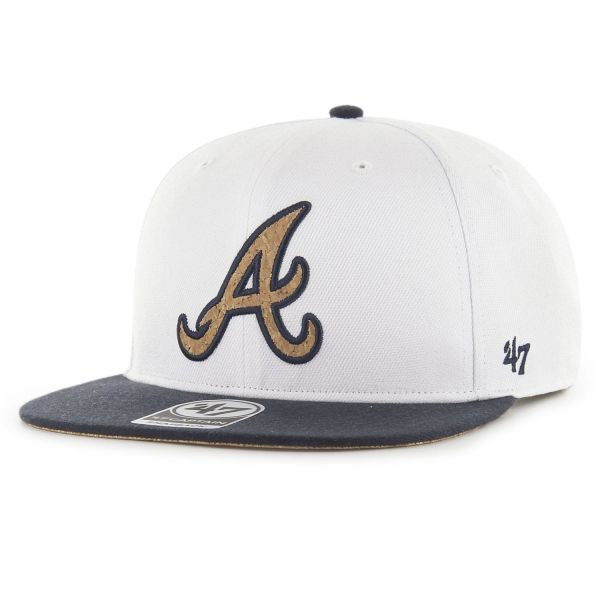 47 Brand Captain Snapback Cap - CORKSCREW Atlanta Braves