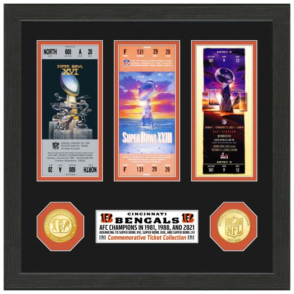 Cincinnati Bengals Super Bowl Ticket Coin Photo