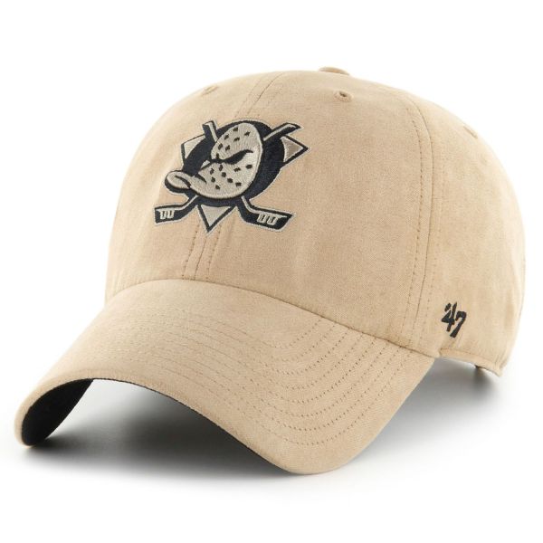 47 Brand Strapback Cap ULTRA SUEDE Anaheim Ducks khaki