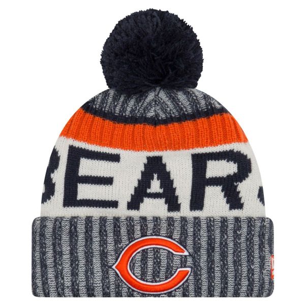 New Era NFL SIDELINE 2017 Bobble Beanie - Chicago Bears