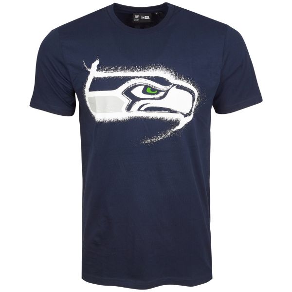 New Era NFL Shirt - SPRAY Seattle Seahawks navy