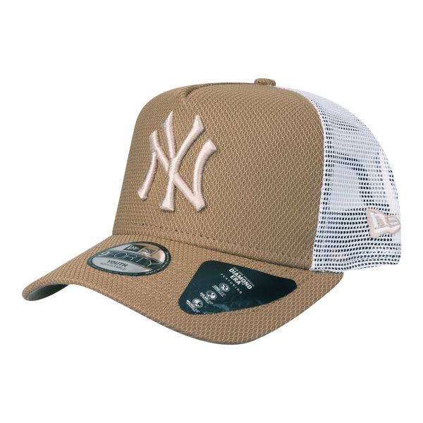 New Era Kids Cap - DIAMOND TRUCKER New York Yankees khaki