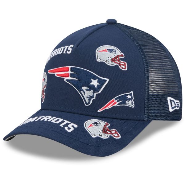 New Era 9Forty Trucker Cap PATCHES New England Patriots
