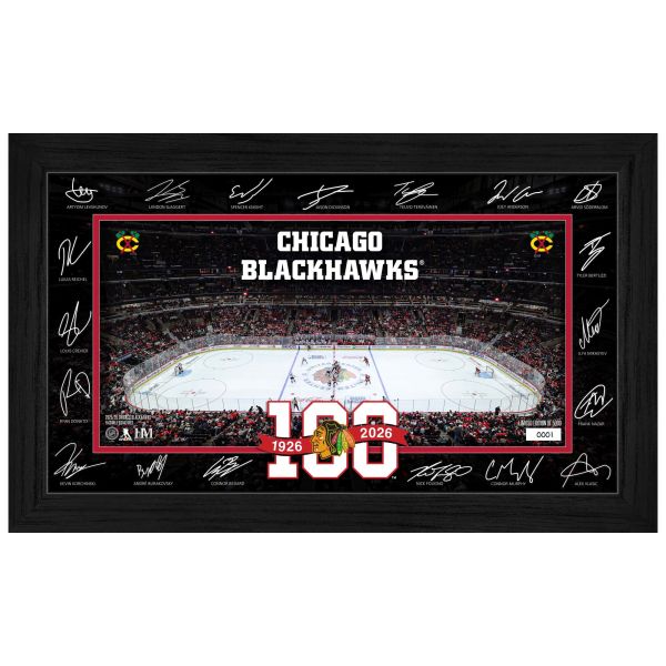 Chicago Blackhawks 2025 NHL Signature Rink Frame