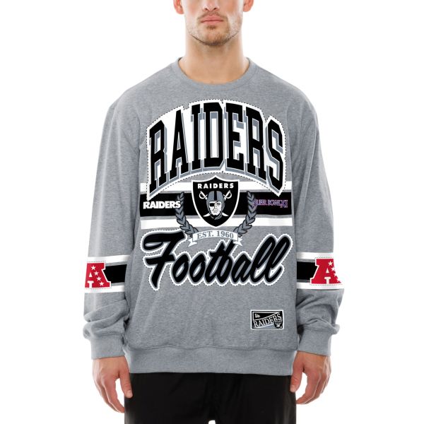 New Era Fleece Pullover - NFL Las Vegas Raiders gris