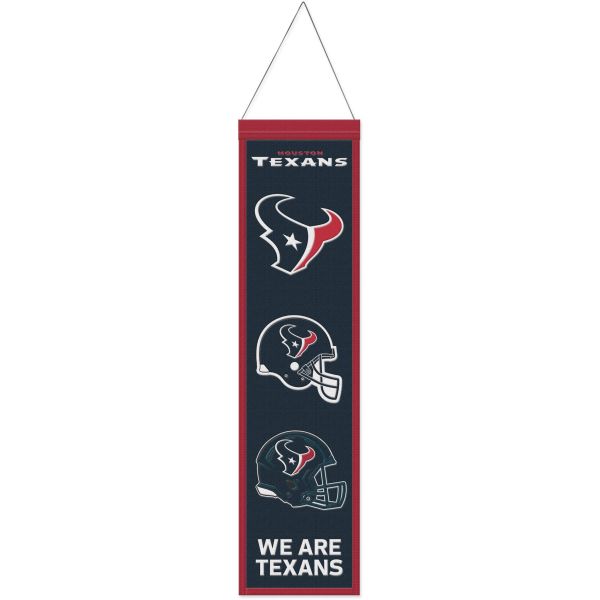 Houston Texans EVOLUTION NFL Wool Banner 80x20cm