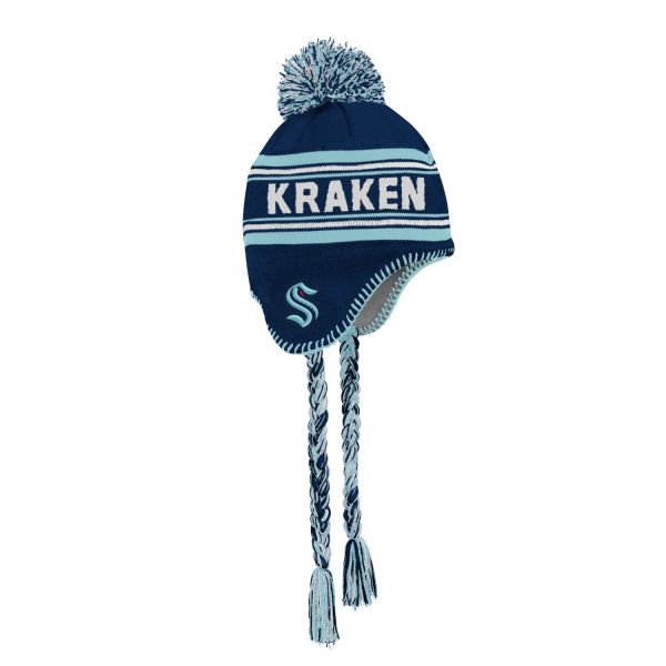 Kinder NHL Wintermütze - JACQUARD TASSEL Seattle Kraken