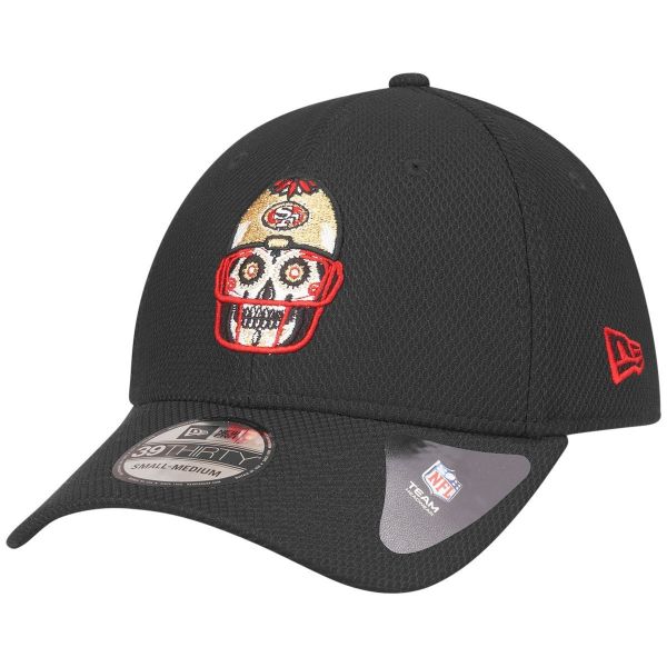 New Era 39Thirty Diamond Cap SUGAR SKULL San Francisco 49ers