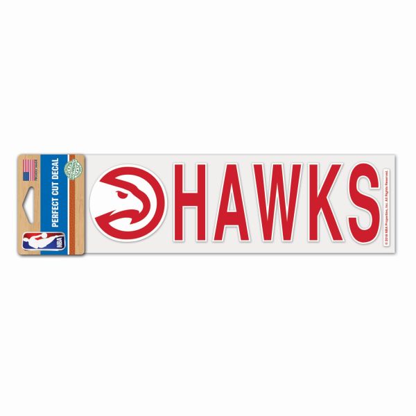 NBA Perfect Cut Decal 8x25cm Atlanta Hawks