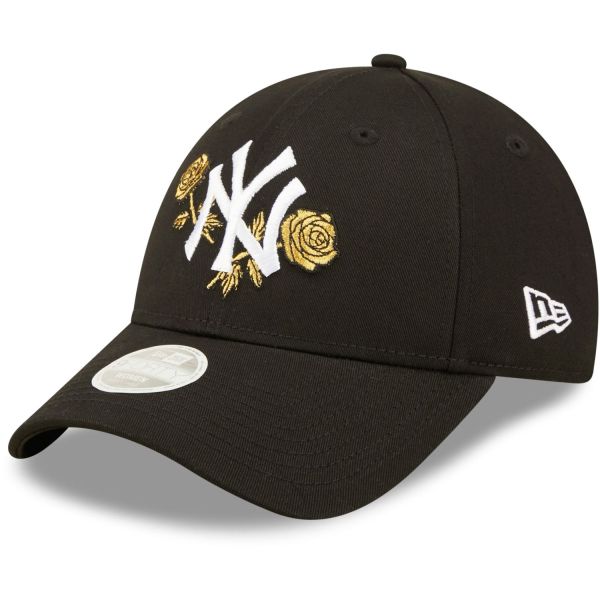 New Era 9Forty Damen Cap - FLORAL New York Yankees schwarz