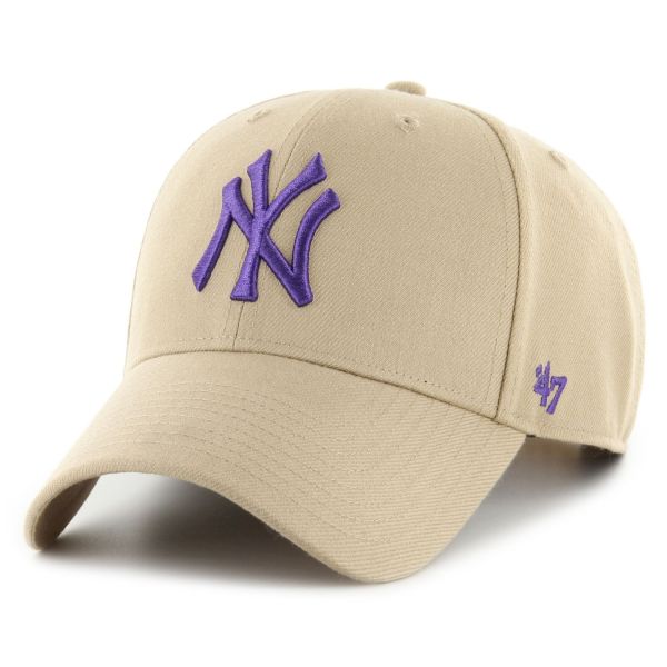47 Brand Snapback Cap - MLB New York Yankees khaki beige
