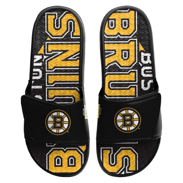 Boston Bruins NHL GEL Sport Shower Sandal Slides