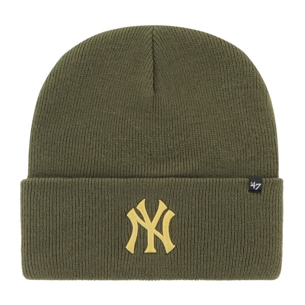 47 Brand Knit Beanie - HAYMAKER New York Yankees sandalwood