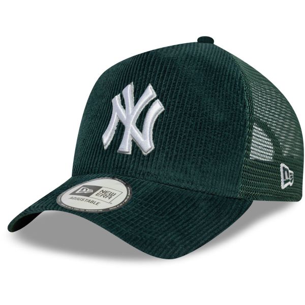New Era A-Frame Trucker Cap - CORDE New York Yankees forest