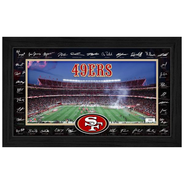 San Francisco 49ers 2025 NFL Signature Gridiron Frame