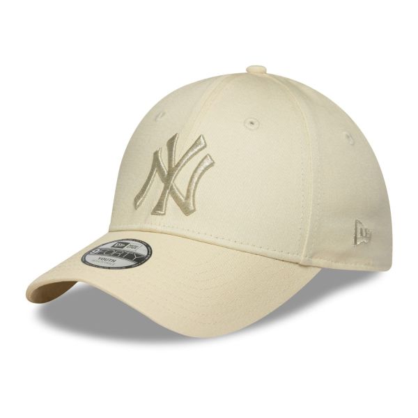 New Era 9Forty Enfants Cap - METALLIC New York Yankees beige