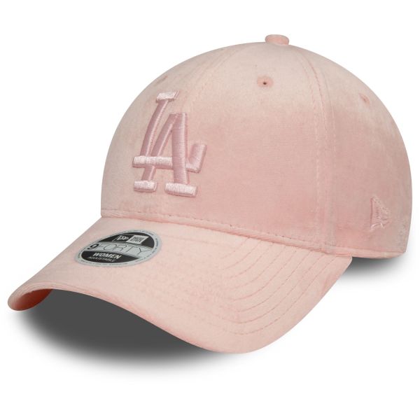 New Era 9Forty Damen Cap - VELOUR Los Angeles Dodgers rose