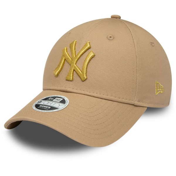 New Era 9Forty Damen Cap - METALLIC New York Yankees camel