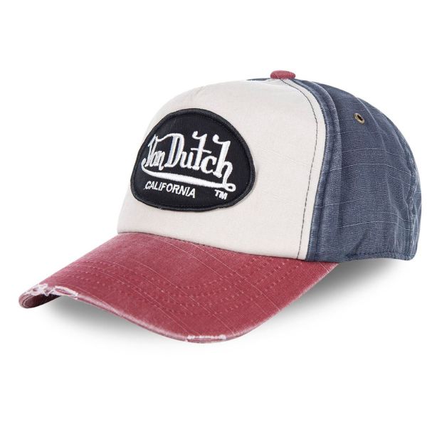 Von Dutch Strapback Cap - VINTAGE beige